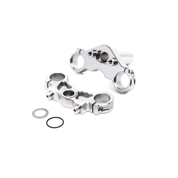 LOS364006 Promoto Triple Clamp Set silber / ALU
